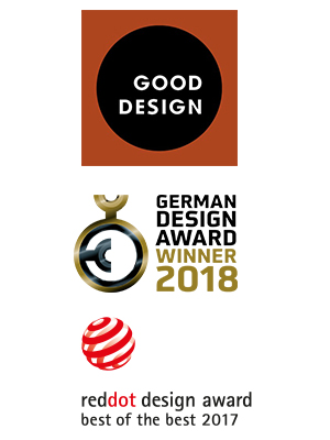 BJÖRK médaillée Good Design, RedDot, German Design